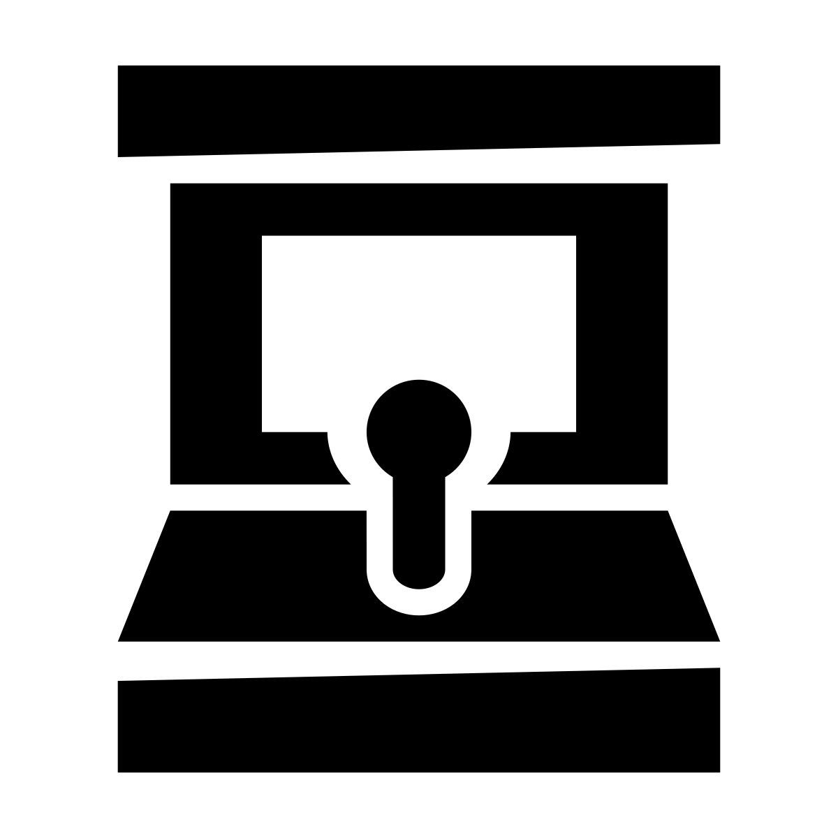 glyph neue style arcade kabinett icon
