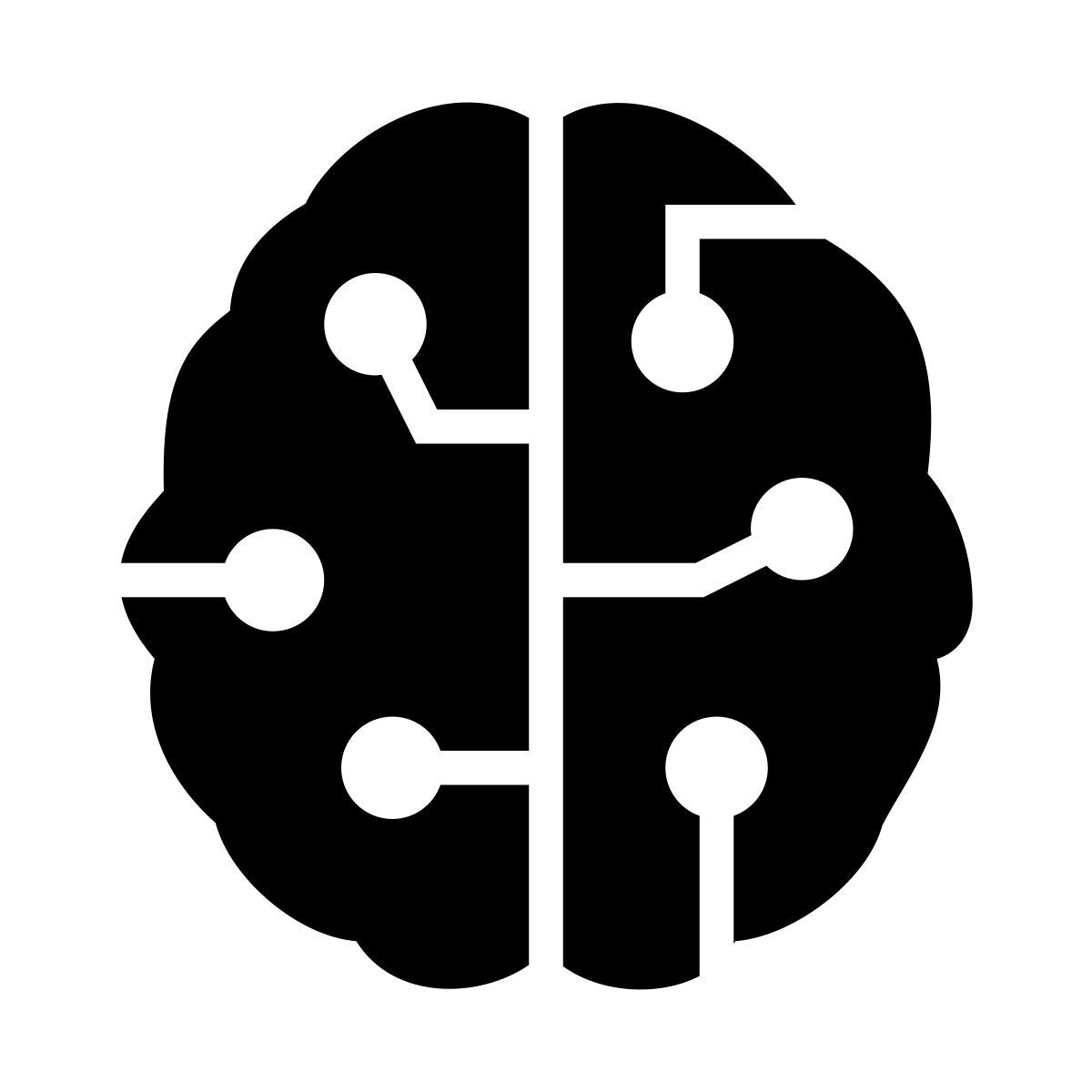 glyph neue style machine learning icon