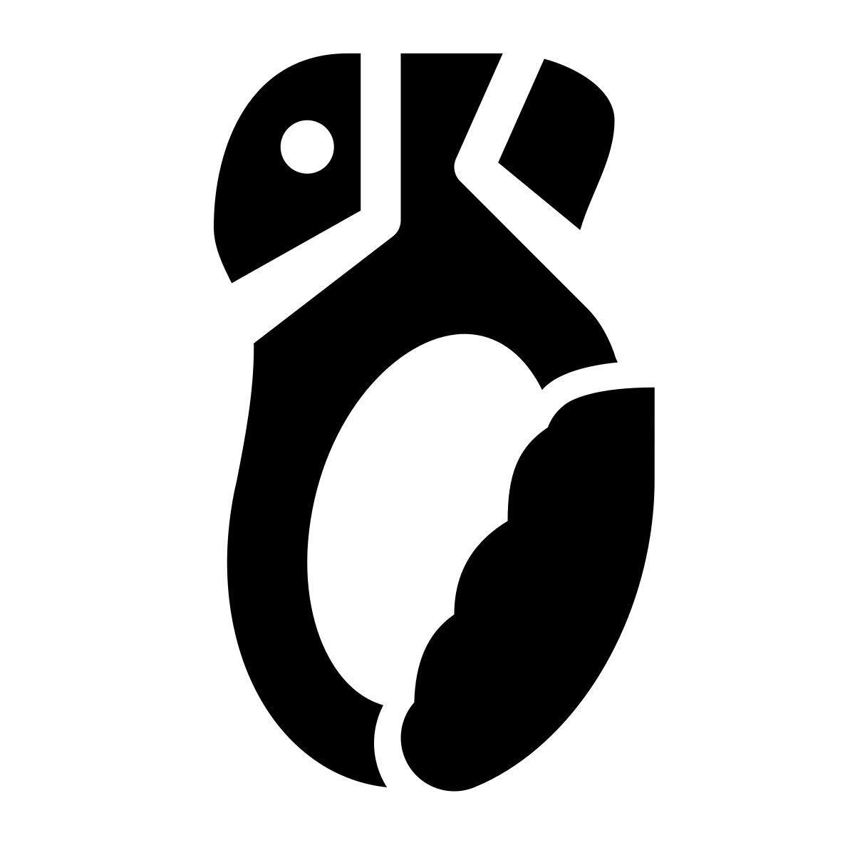 glyph neue style ascender icon