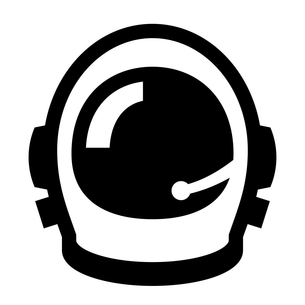 glyph neue style 宇航员头盔 icon