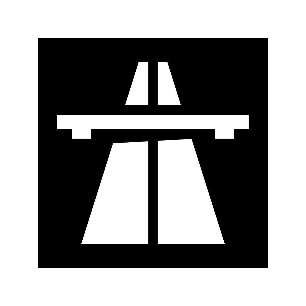 glyph neue style autostrada icon