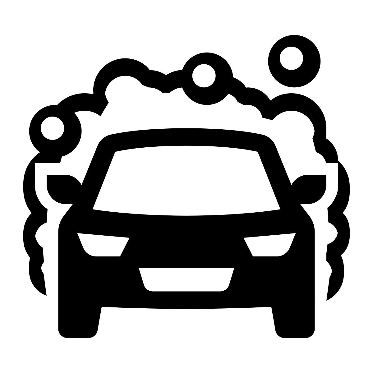 glyph neue style autowaschanlage icon