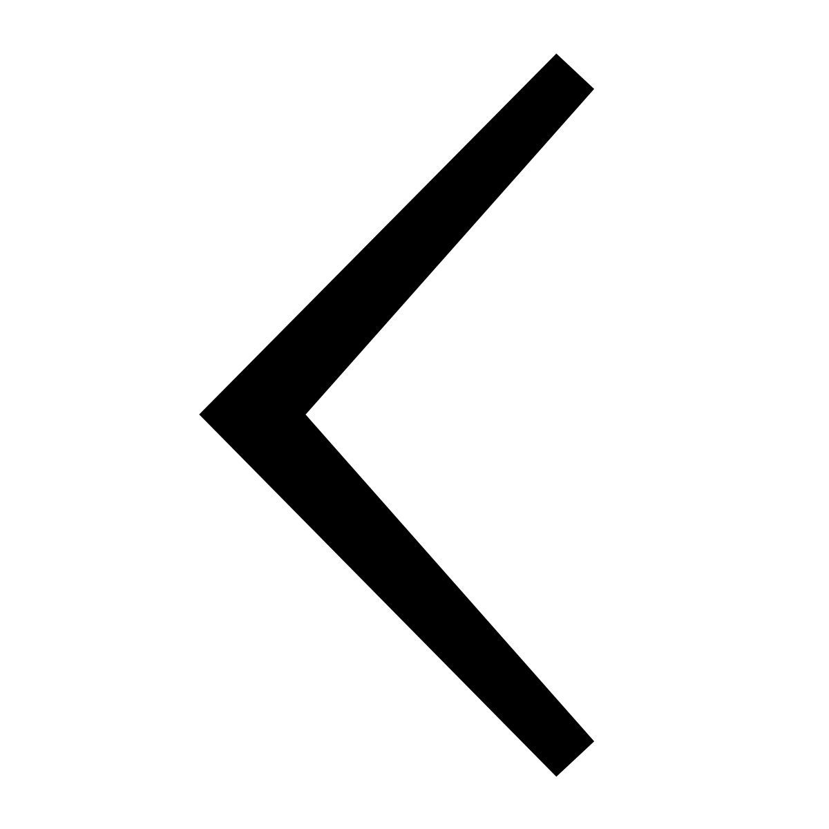 glyph neue style atrás icon