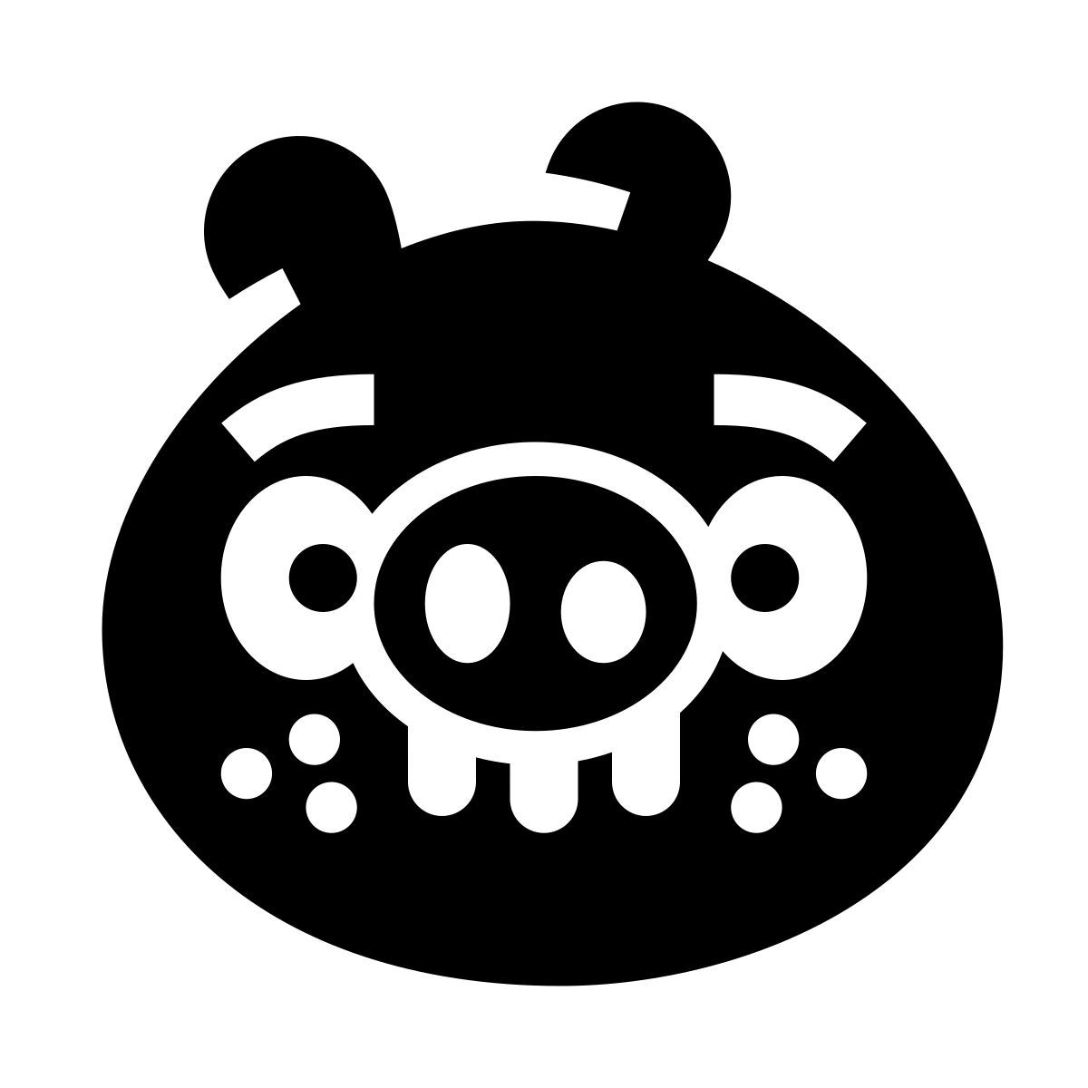 glyph neue style bad piggies icon