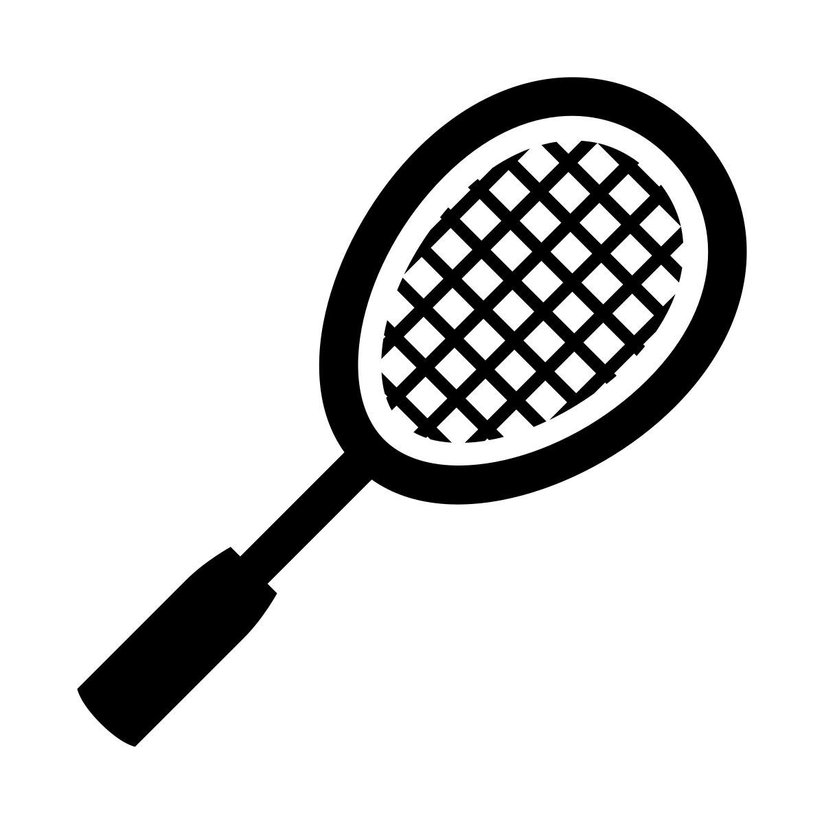 glyph neue style 배드민턴 라켓 icon