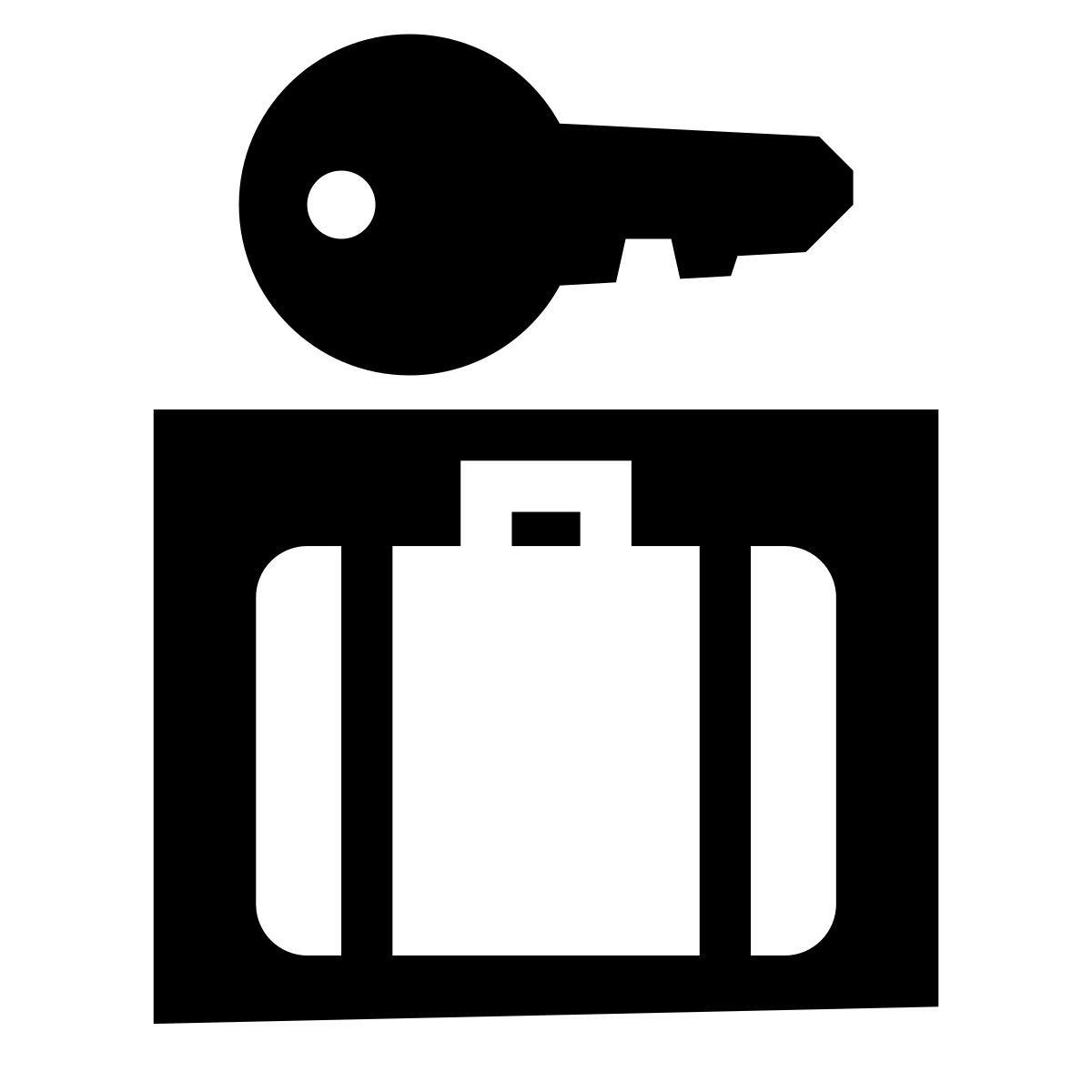 glyph neue style locker icon