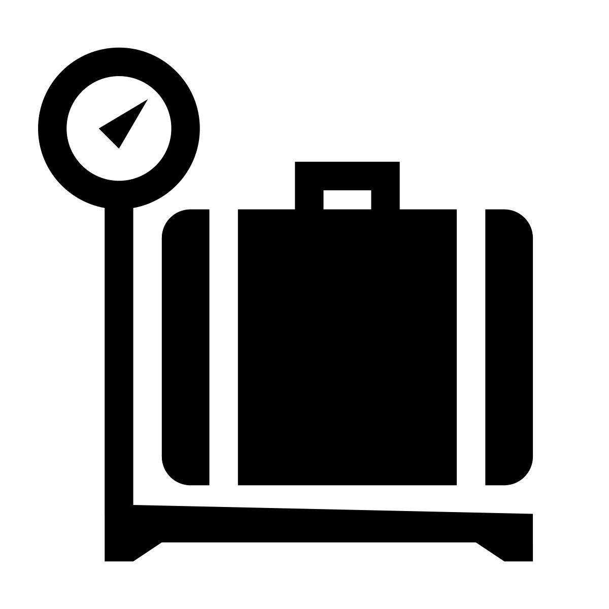 glyph neue style 荷物の重量 icon