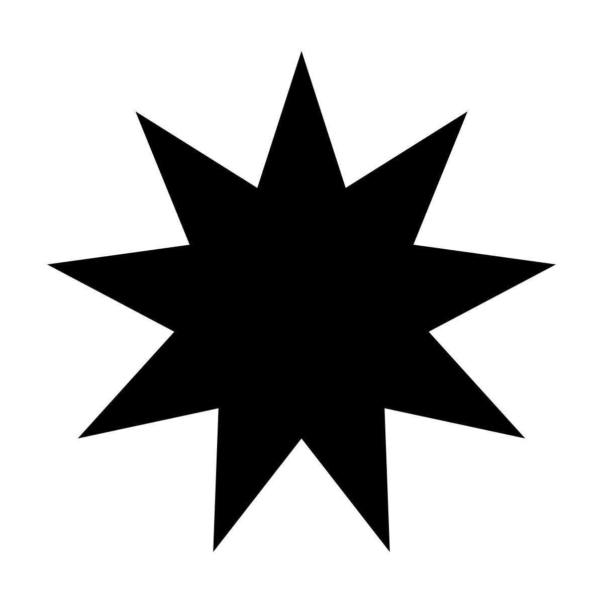 glyph neue style bahai stella icon