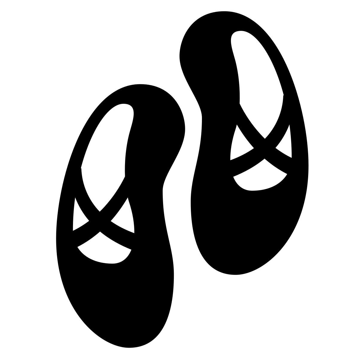 glyph neue style 발레 슈즈 icon