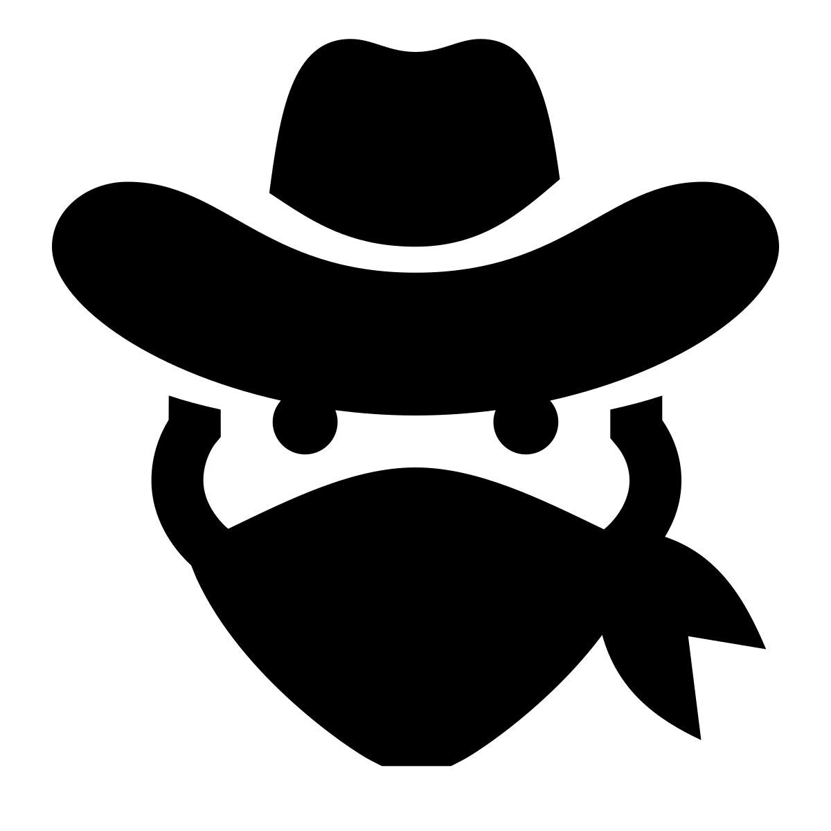 glyph neue style bandito icon
