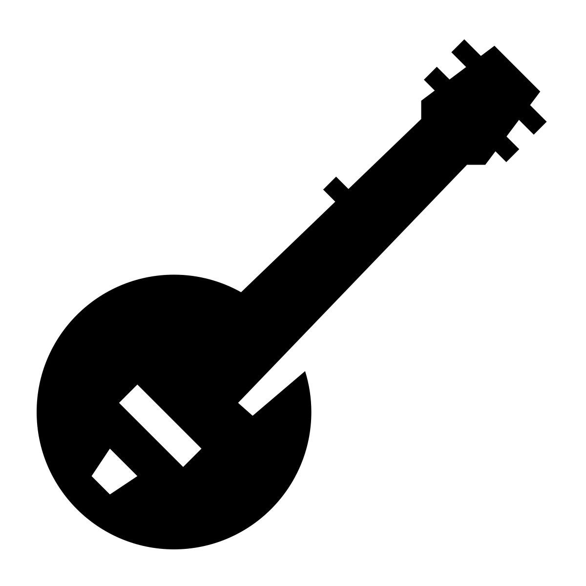 glyph neue style banjo icon