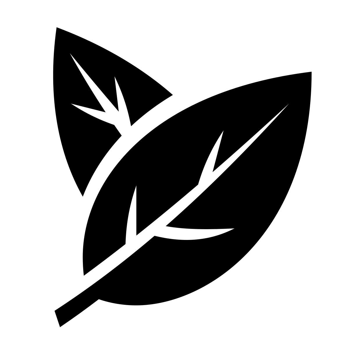 glyph neue style 이파리 icon