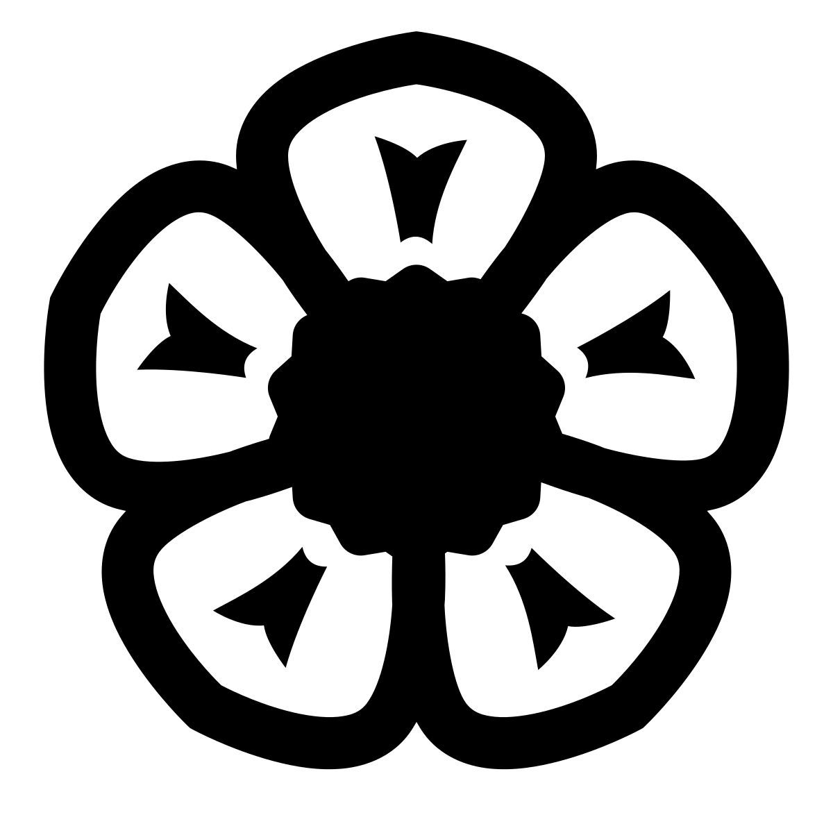 glyph neue style 美しい花 icon