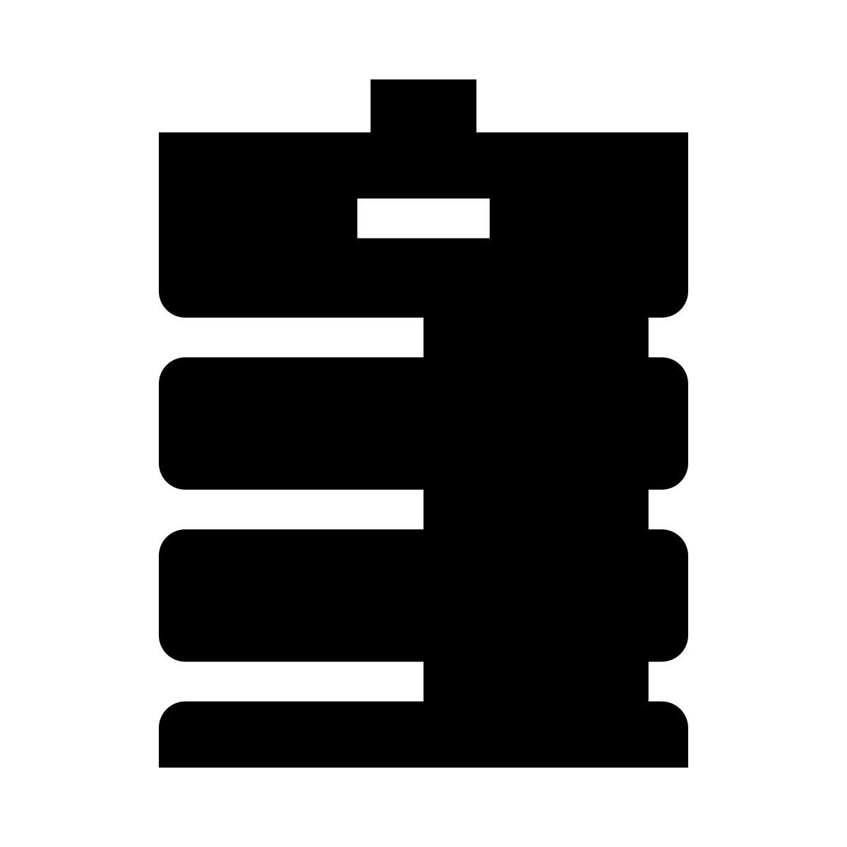 glyph neue style fût de bière icon