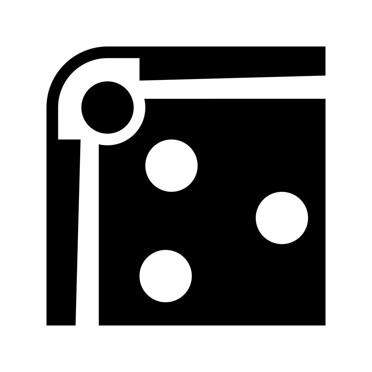 glyph neue style billard icon