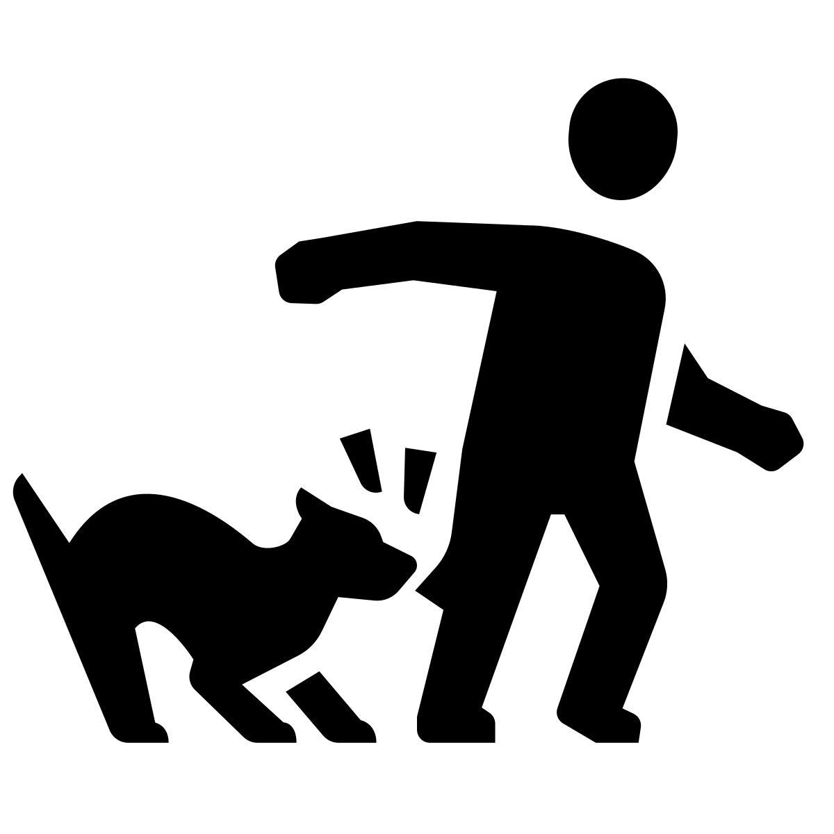 glyph neue style beißen icon