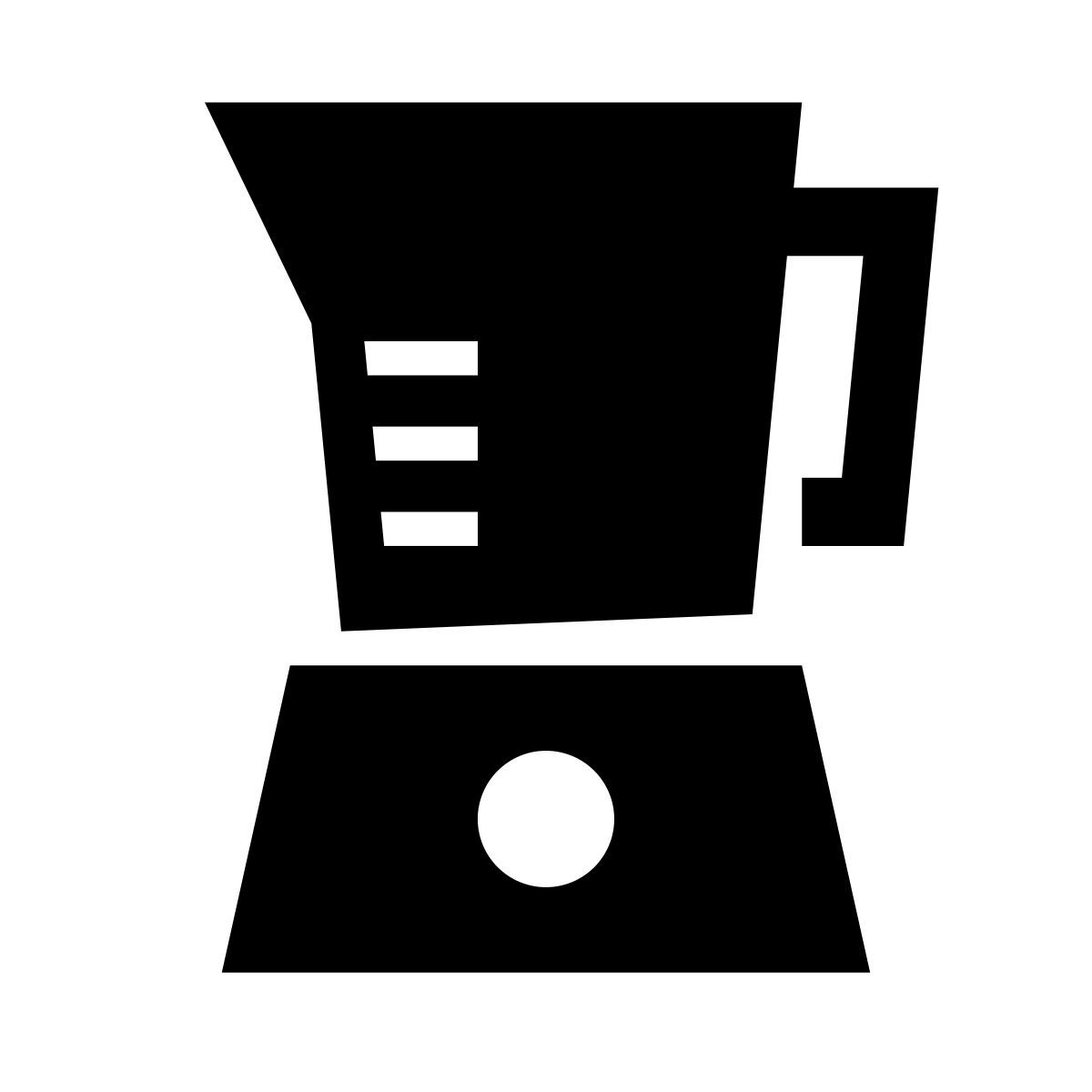 glyph neue style licuadora icon