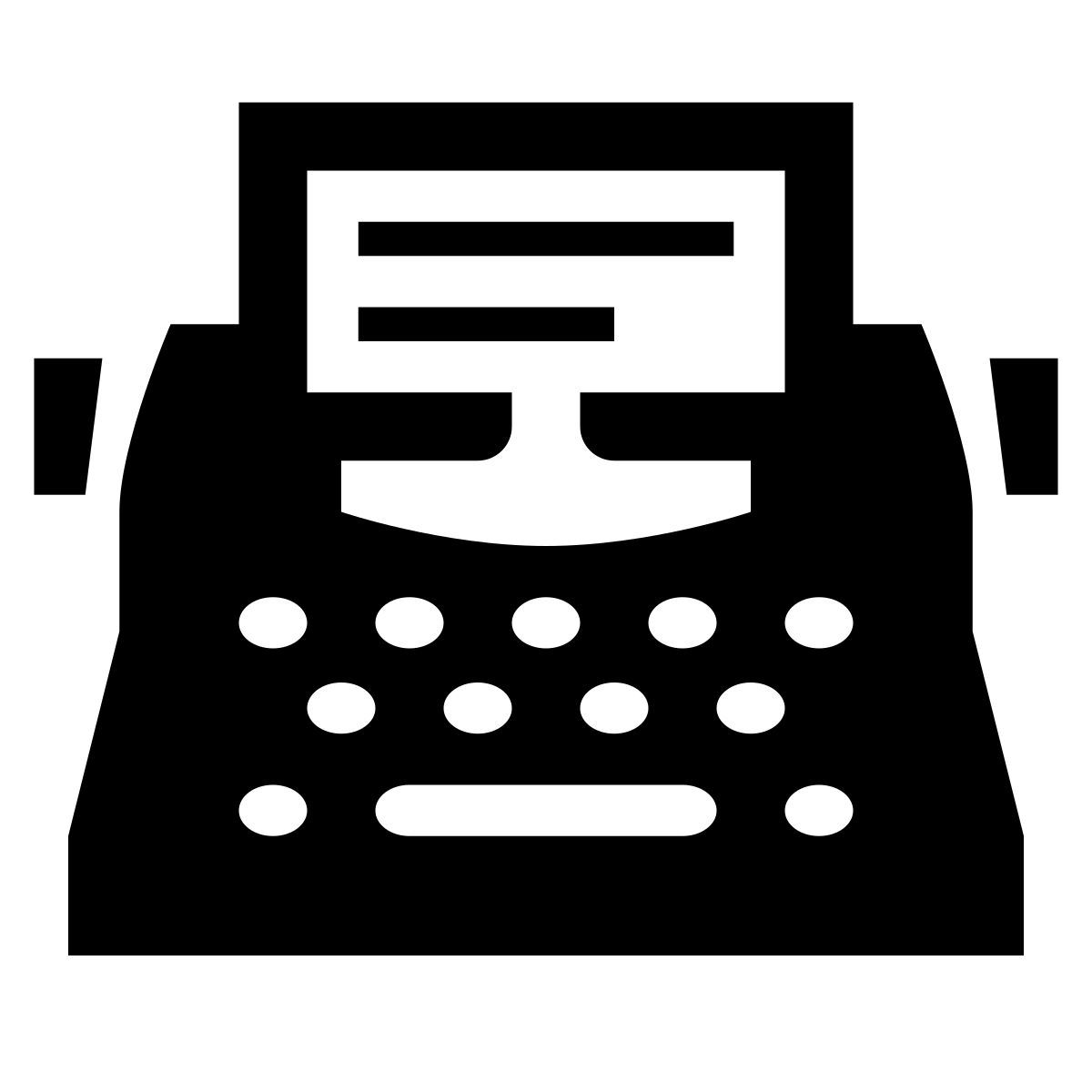 glyph neue style блог icon