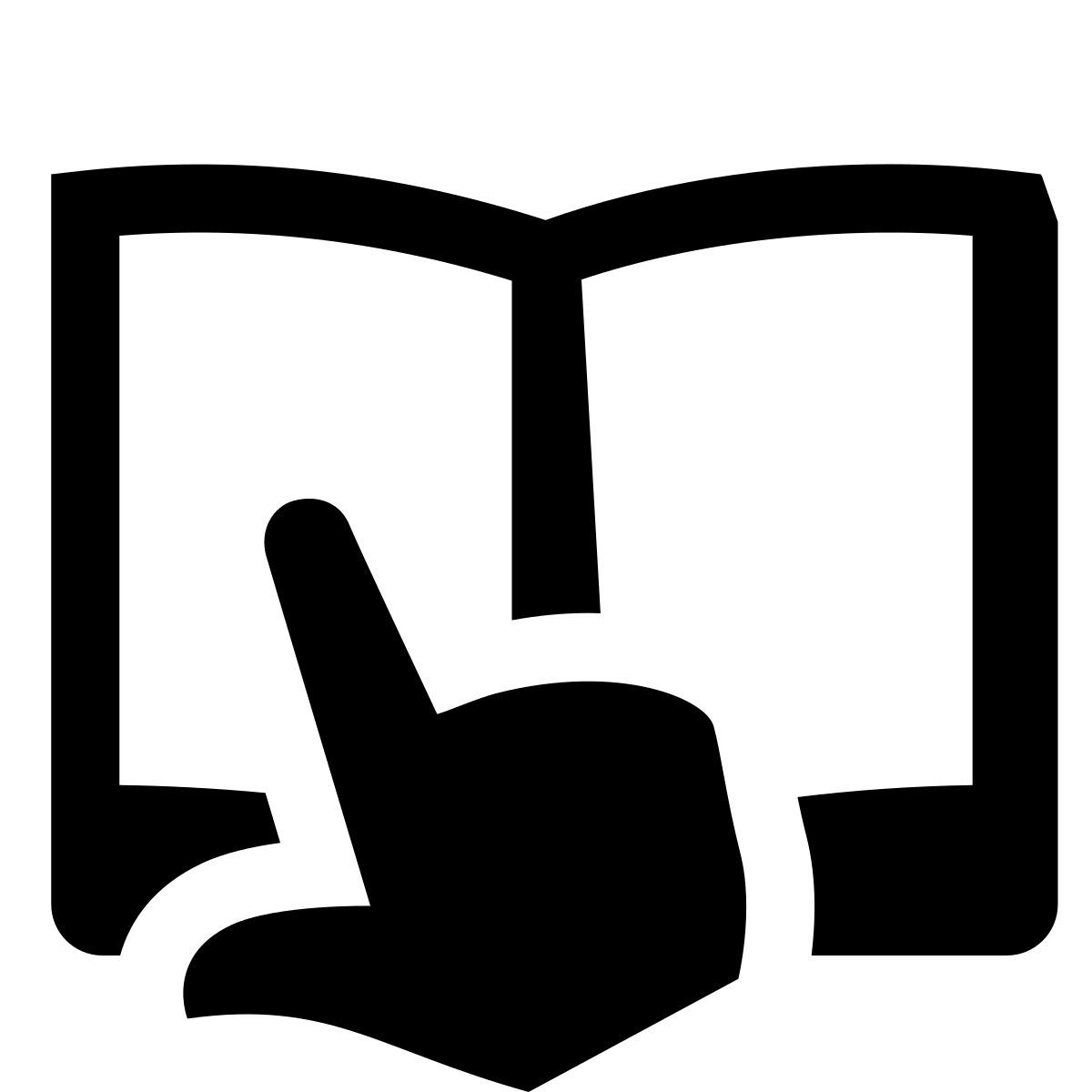 glyph neue style buch lesen icon