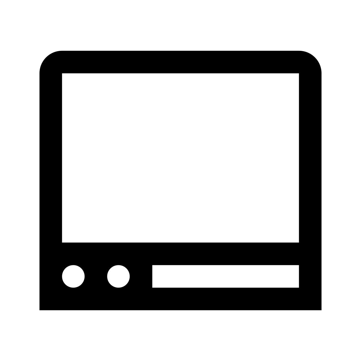 glyph neue style navigationsleiste unten icon