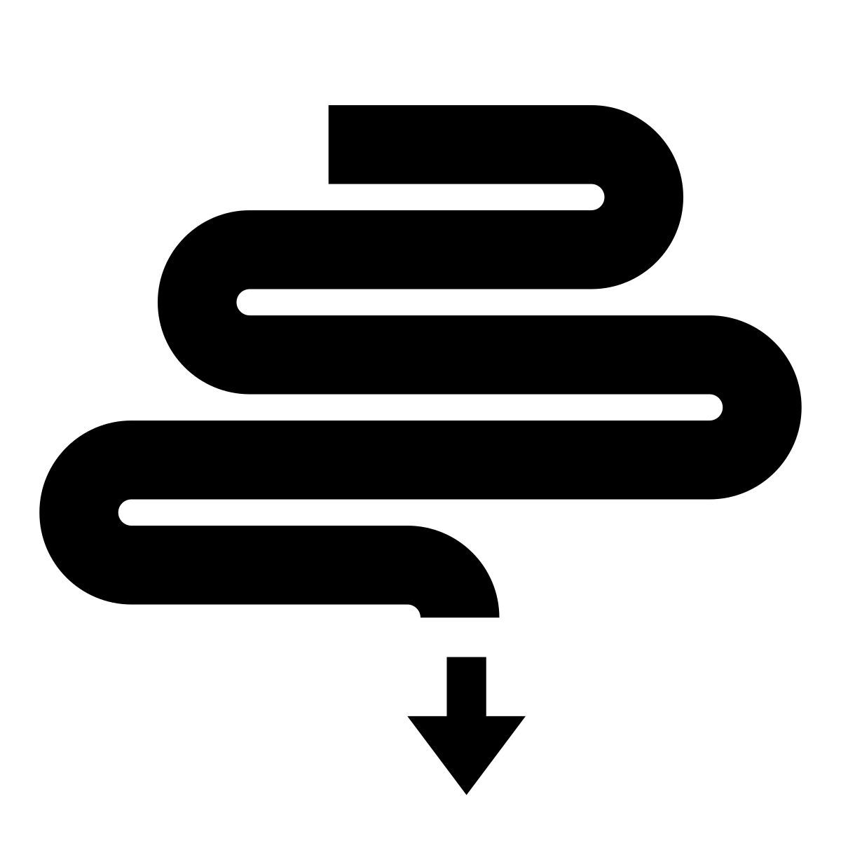 glyph neue style intestino icon