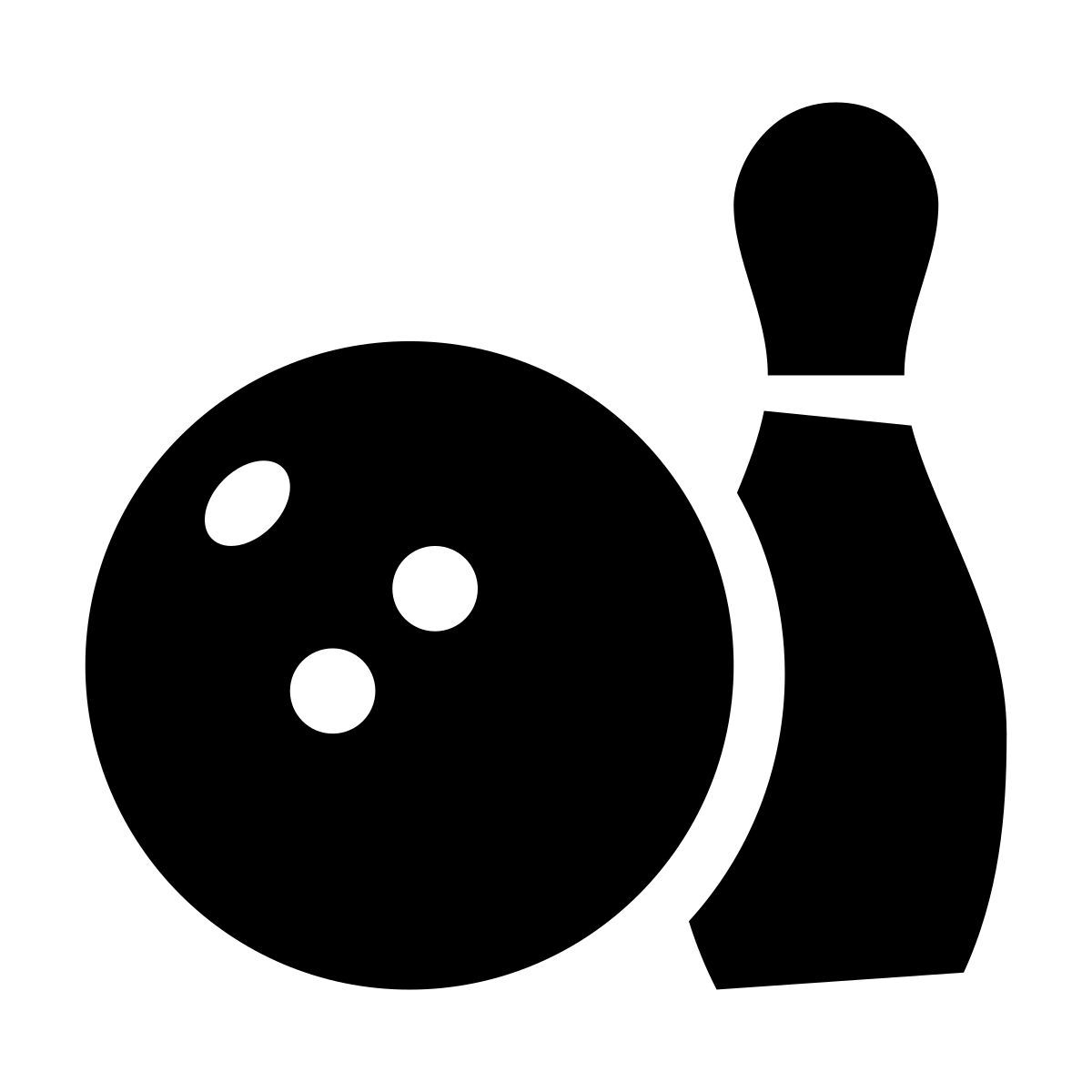 glyph neue style bowling icon