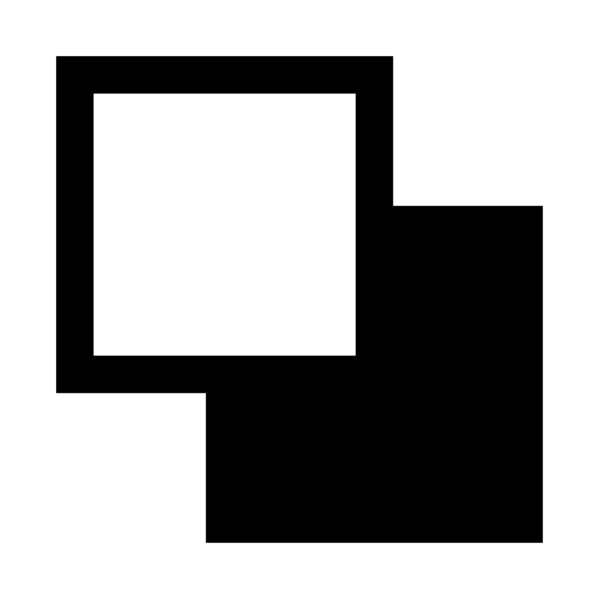 glyph neue style 앞으로 가져 icon