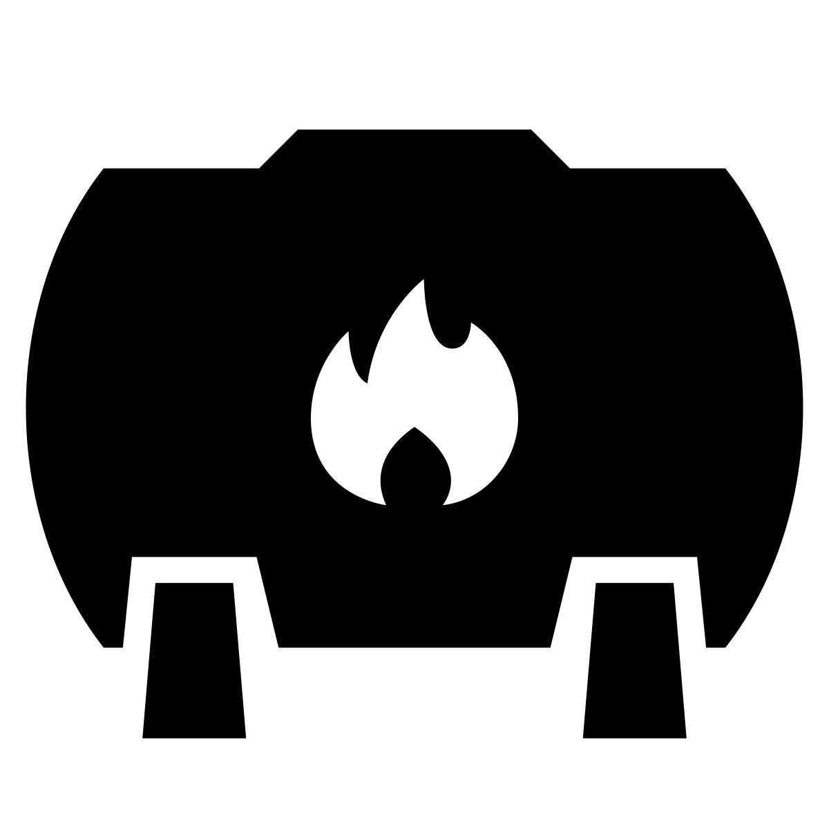 glyph neue style cisterna de gas a granel icon