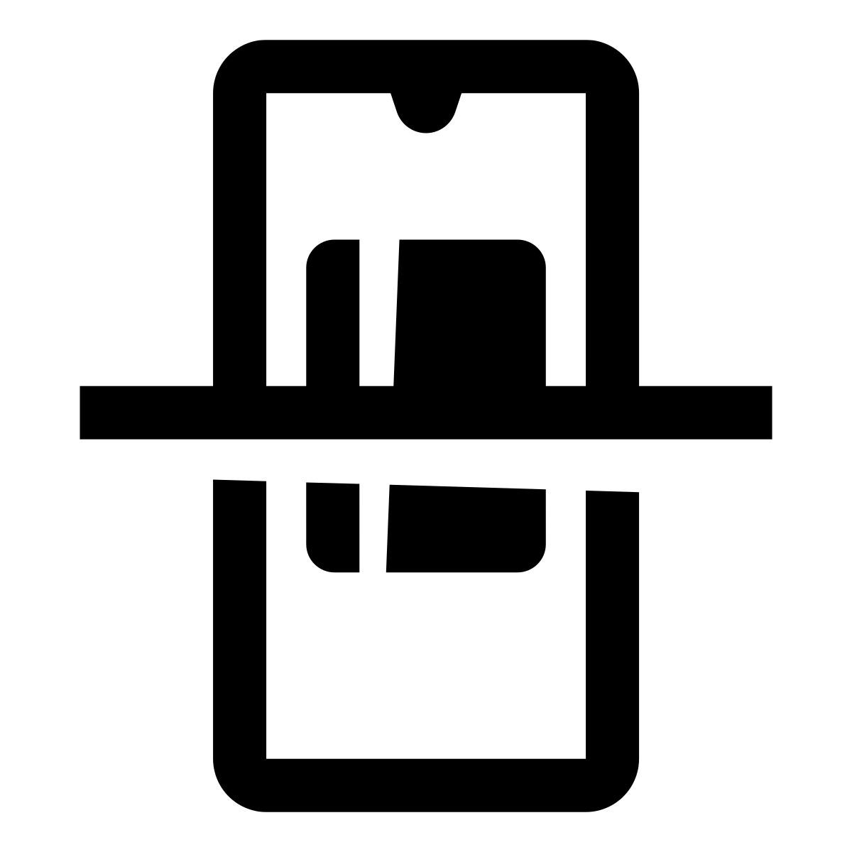 glyph neue style 名刺スキャナ icon
