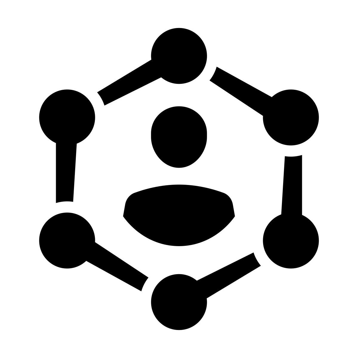 glyph neue style conectar icon