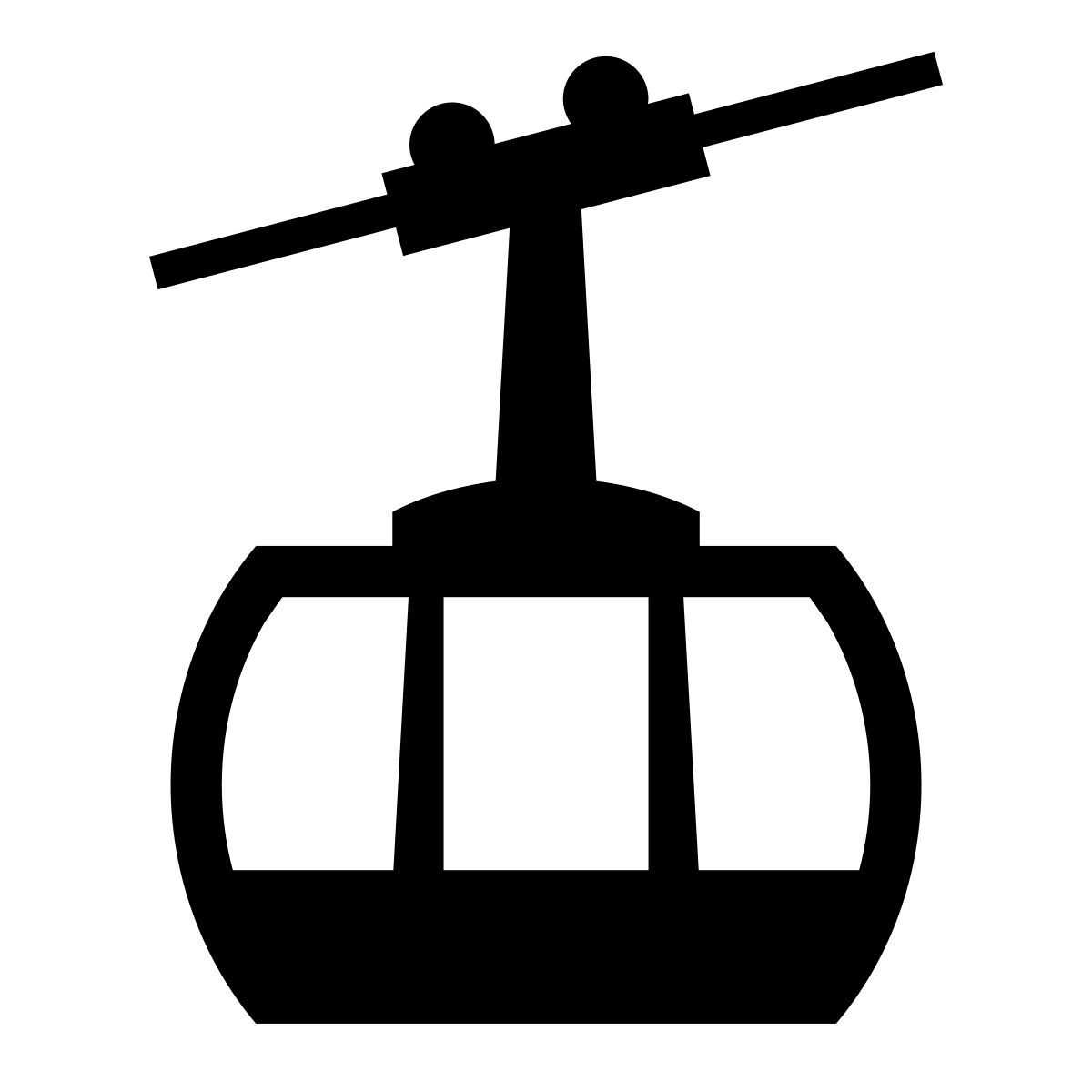 glyph neue style фуникулер icon