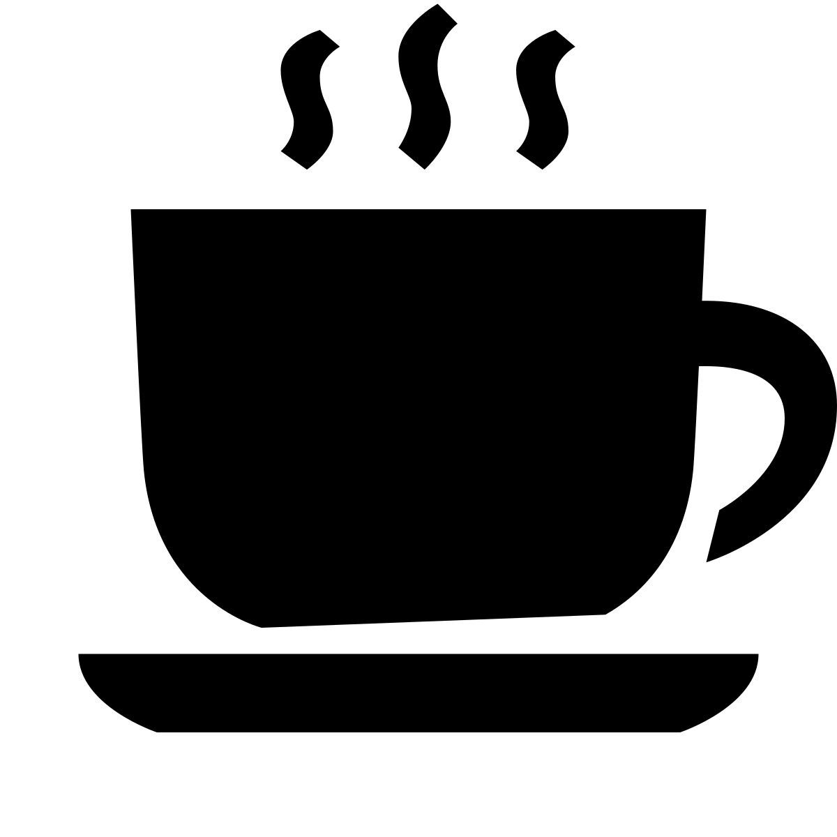 glyph neue style kaffee icon