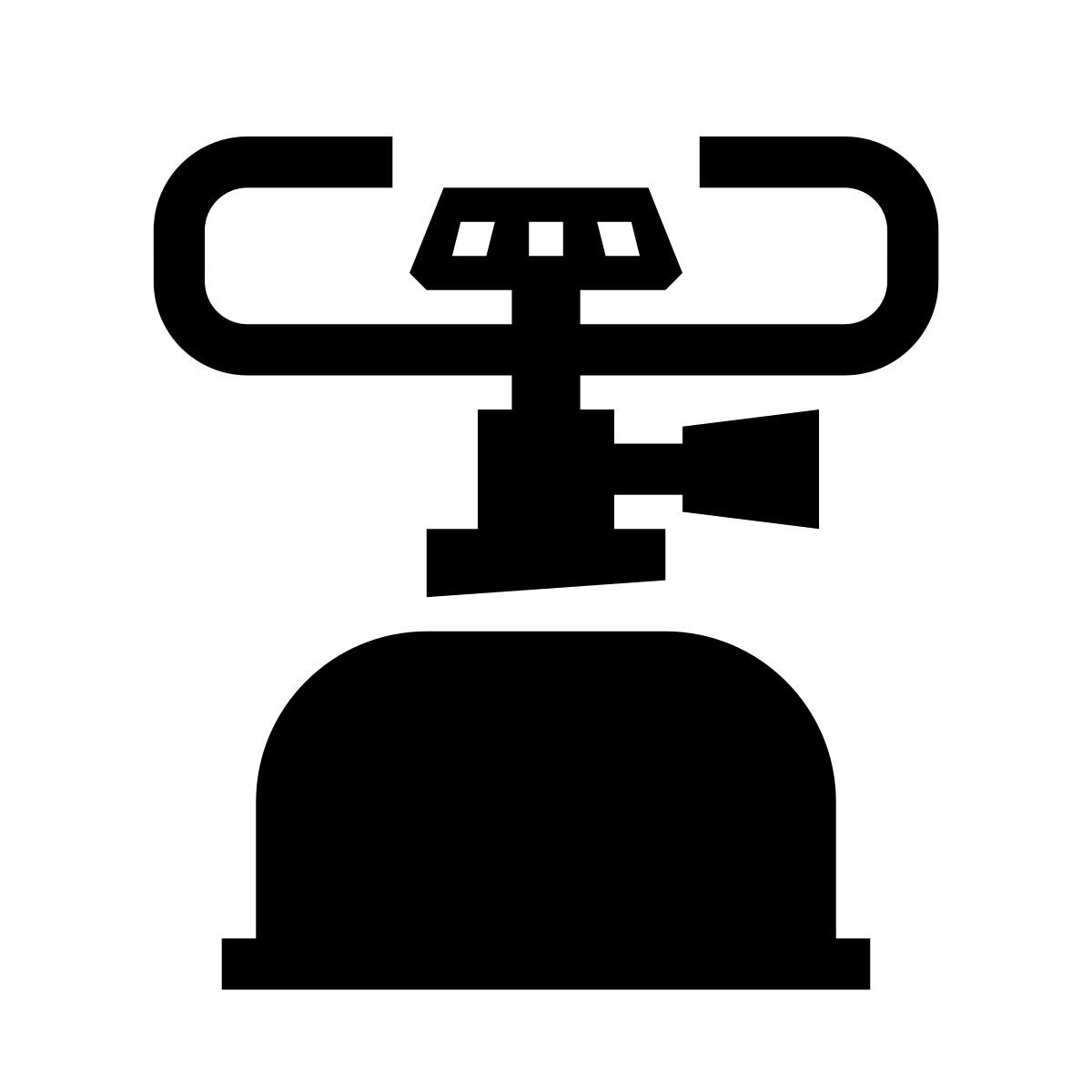 glyph neue style газовая горелка icon