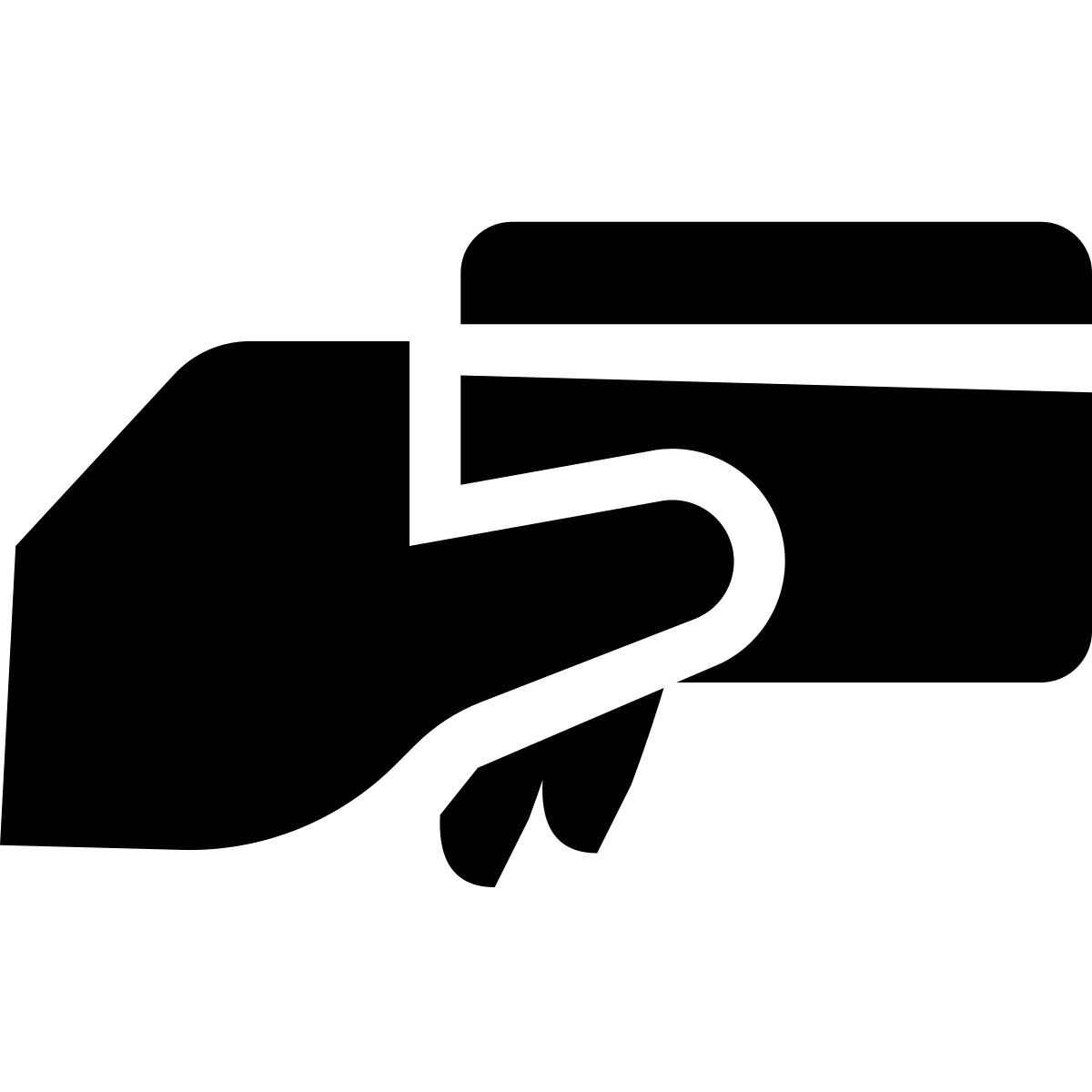 glyph neue style card payment icon