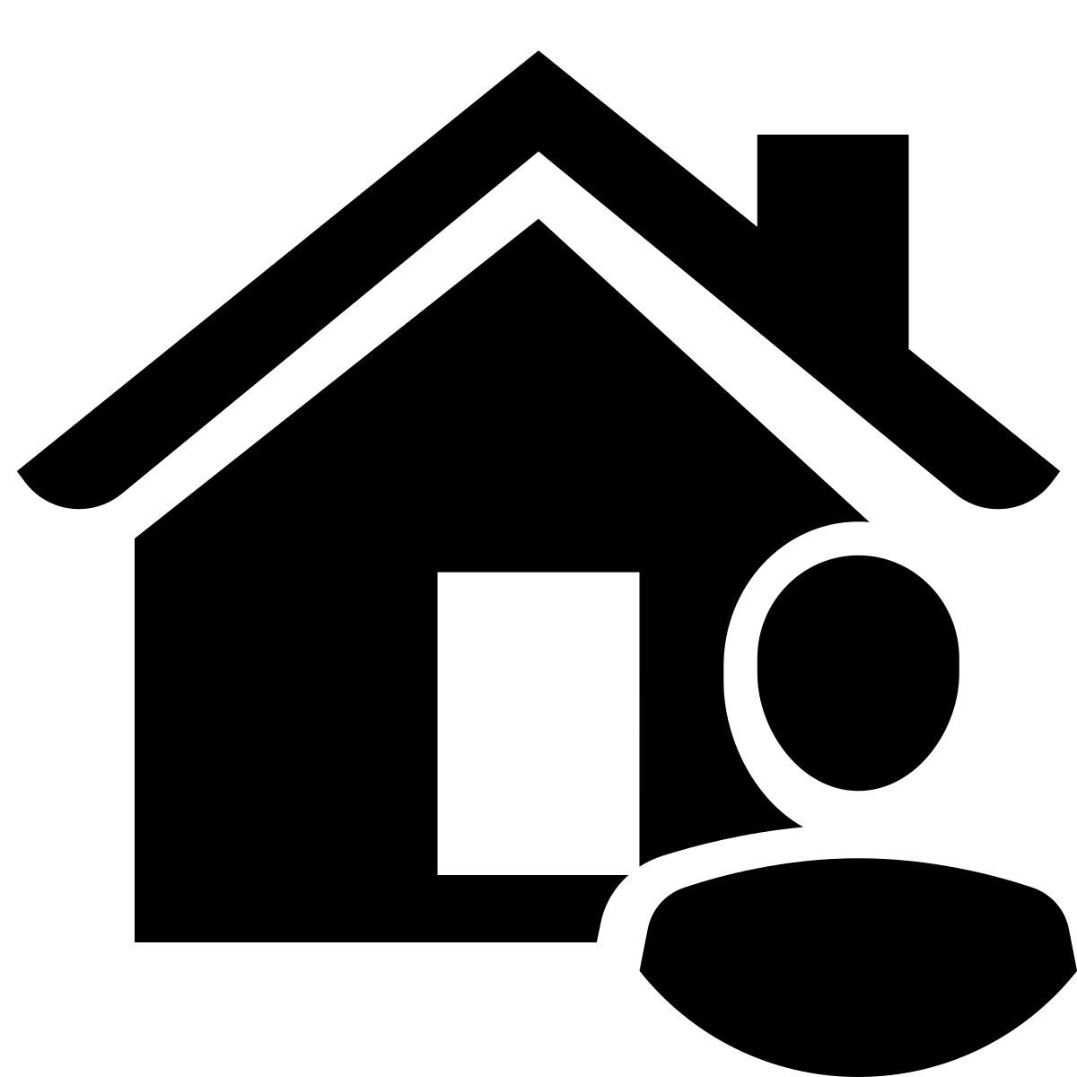 glyph neue style 돌보는 사람 icon