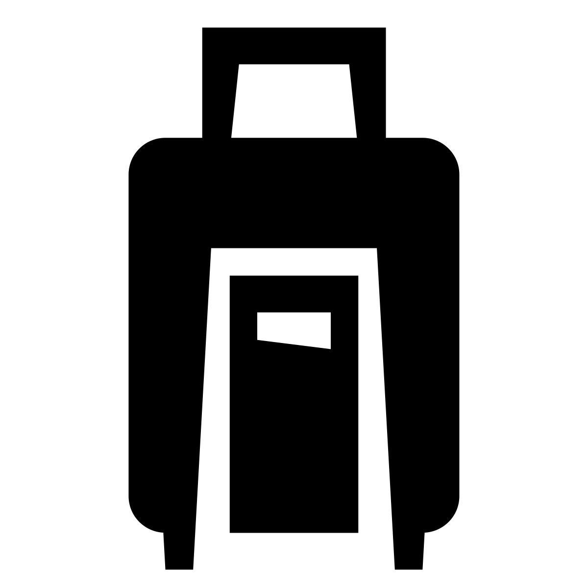 glyph neue style carry on bag icon