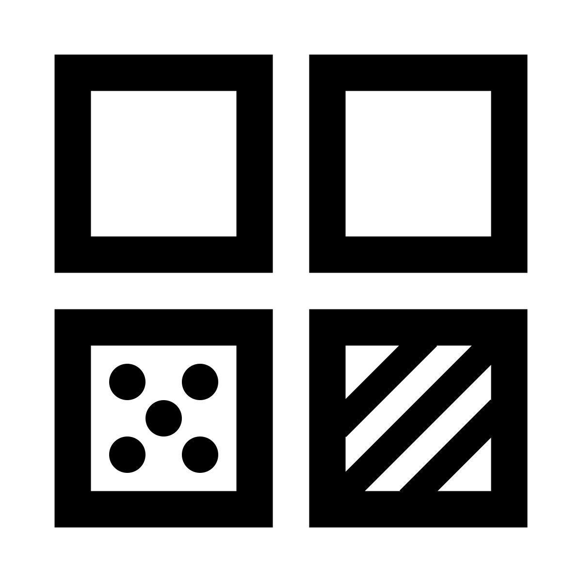 glyph neue style categorize icon