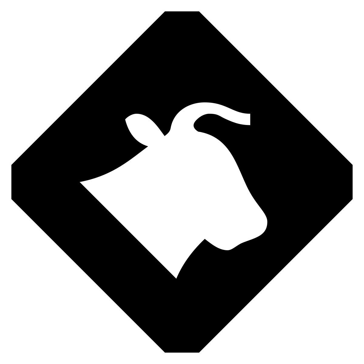 glyph neue style zeichen: vieh icon