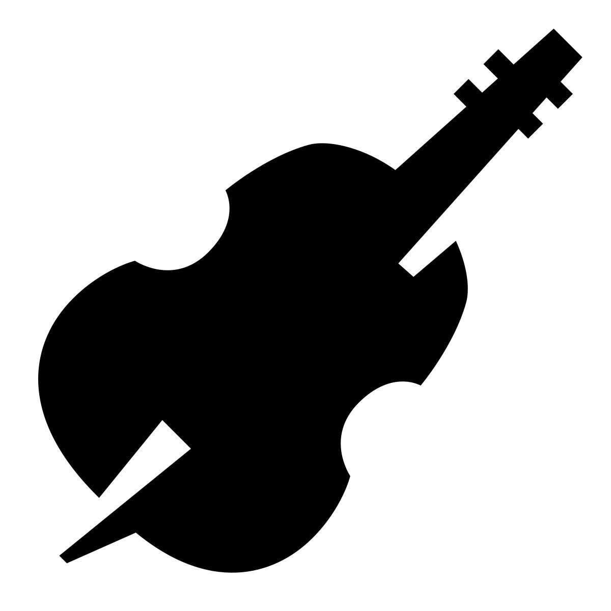 glyph neue style cello icon