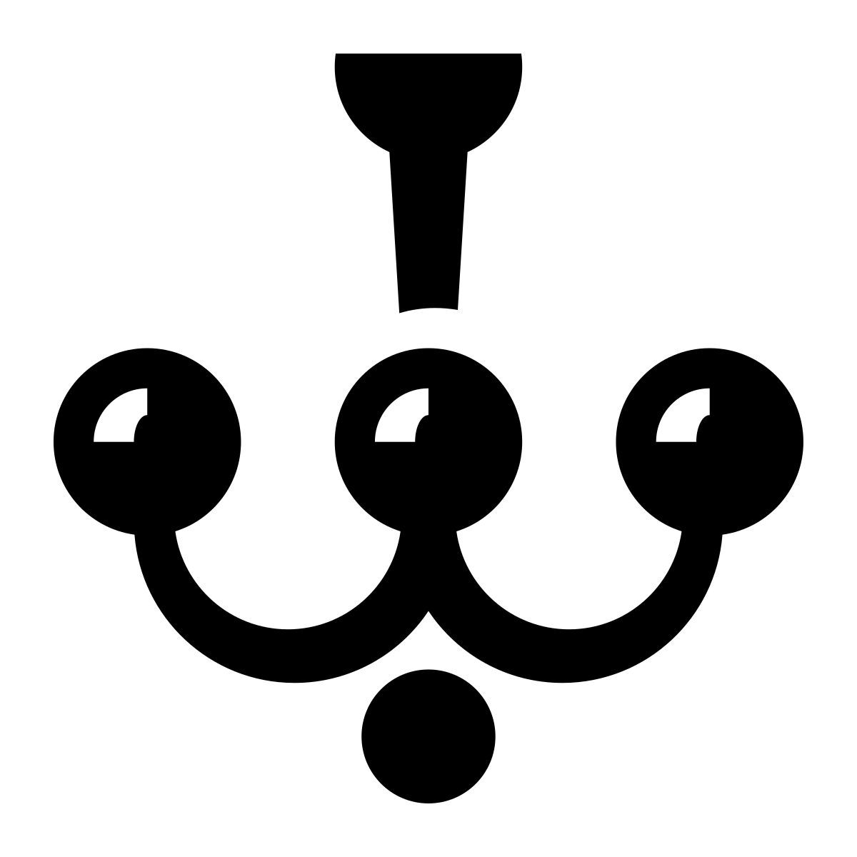 glyph neue style candelabro icon