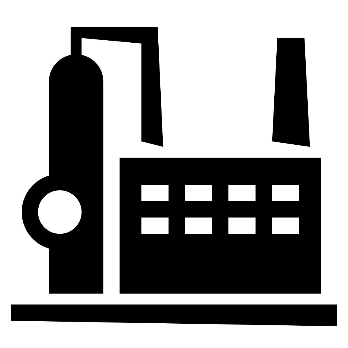 glyph neue style usine chimique icon