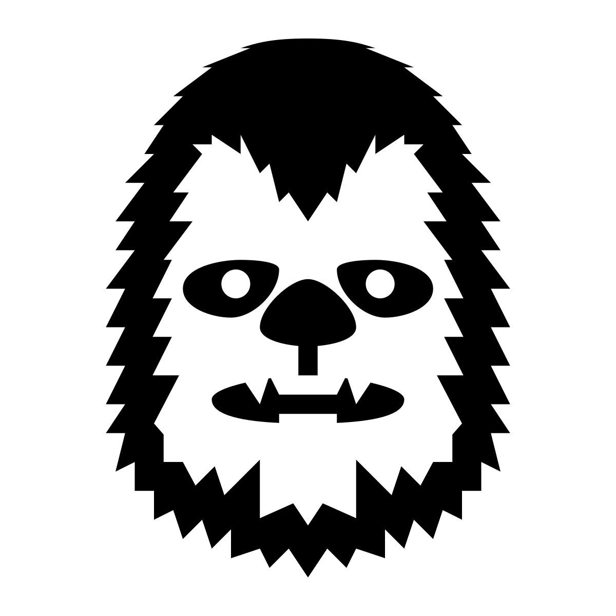 glyph neue style чубакка icon