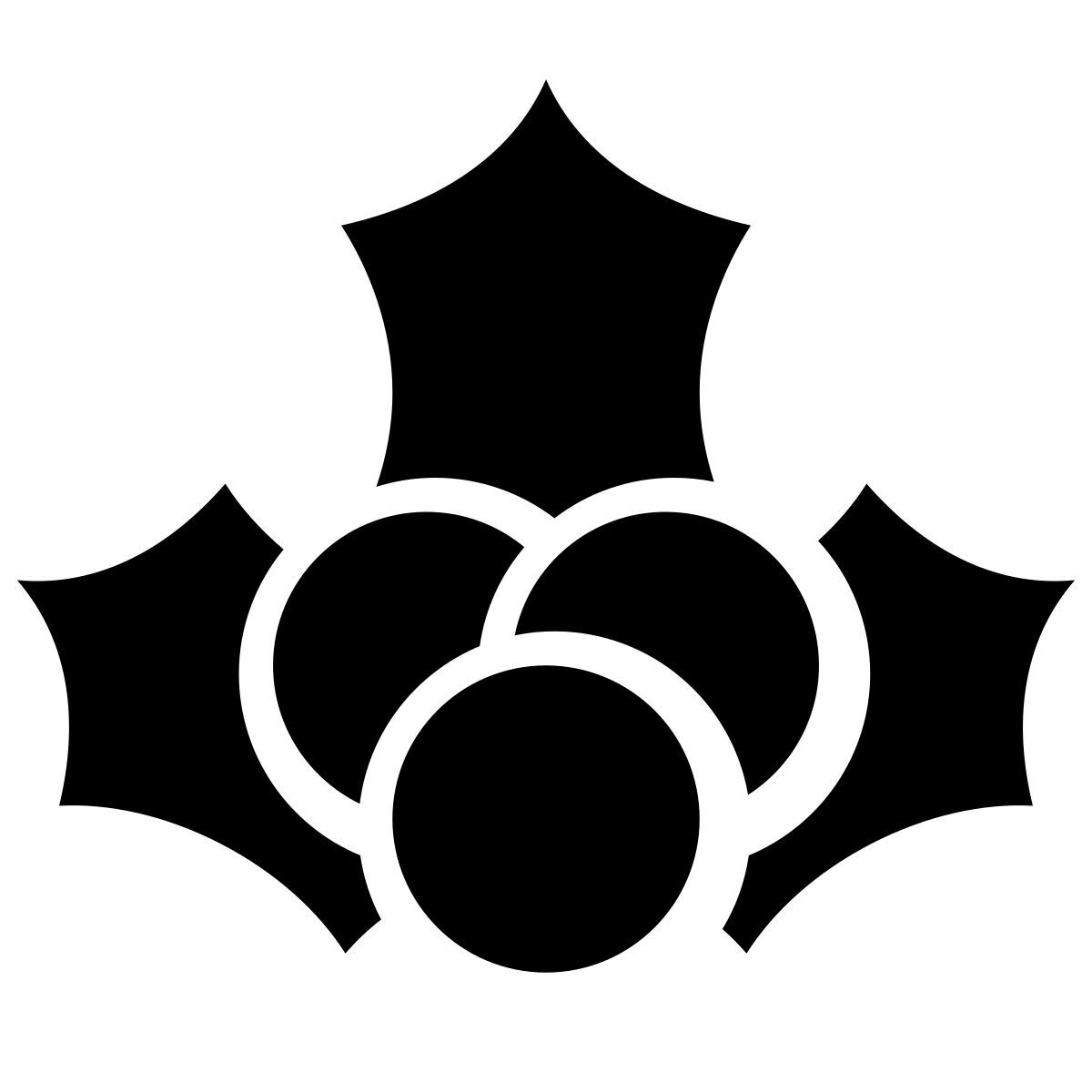 glyph neue style christmas plants icon