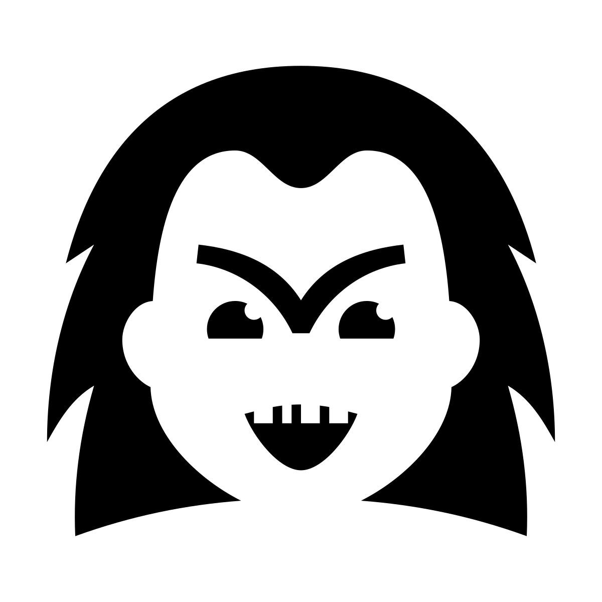 glyph neue style chucky icon
