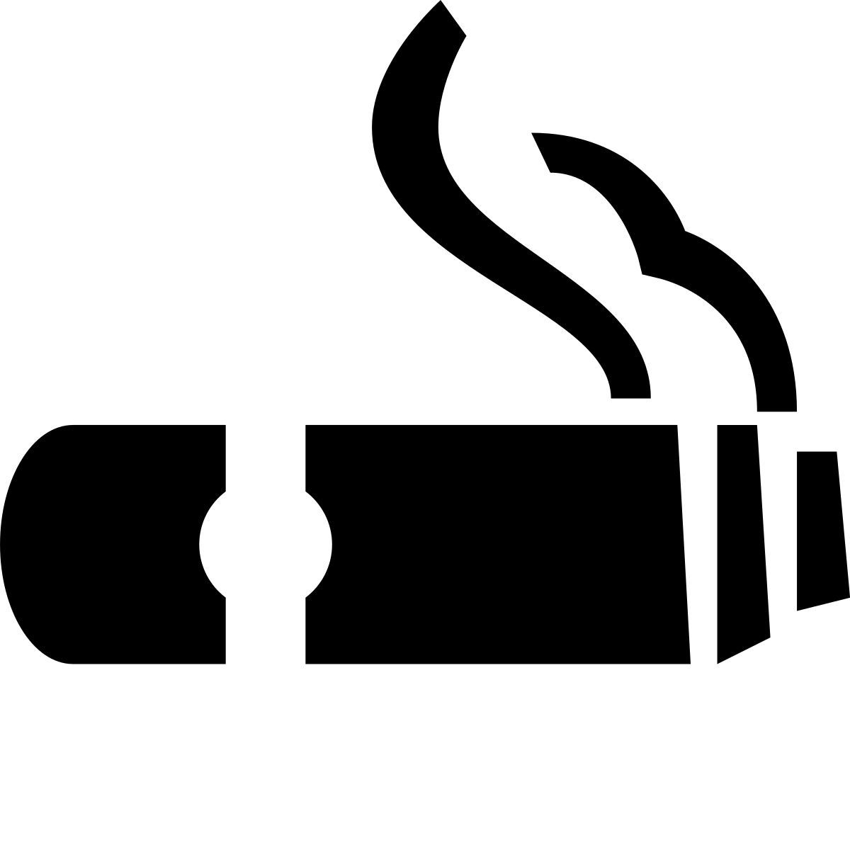 glyph neue style сигара icon