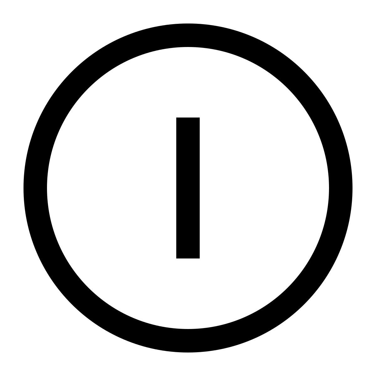 glyph neue style circled i icon