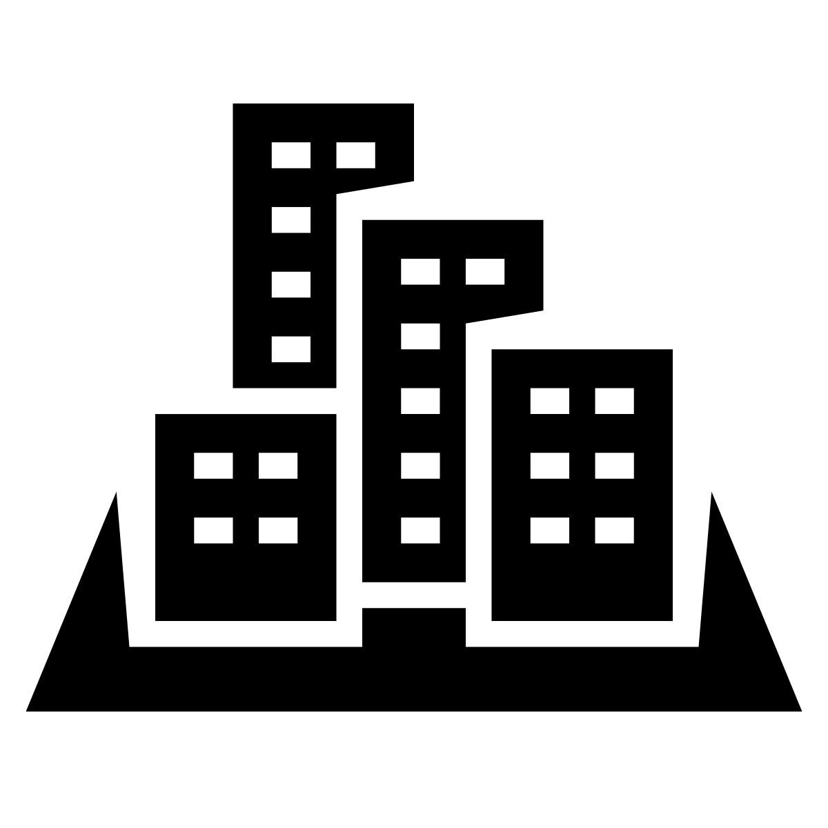glyph neue style pâté de maison icon