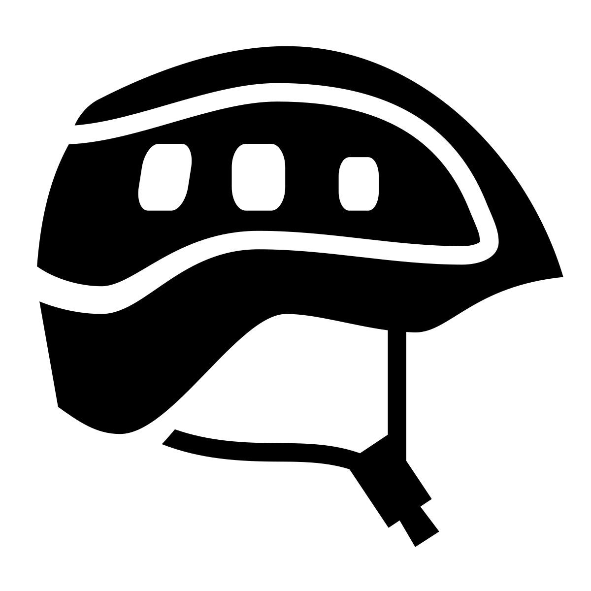 glyph neue style climbing helmet icon