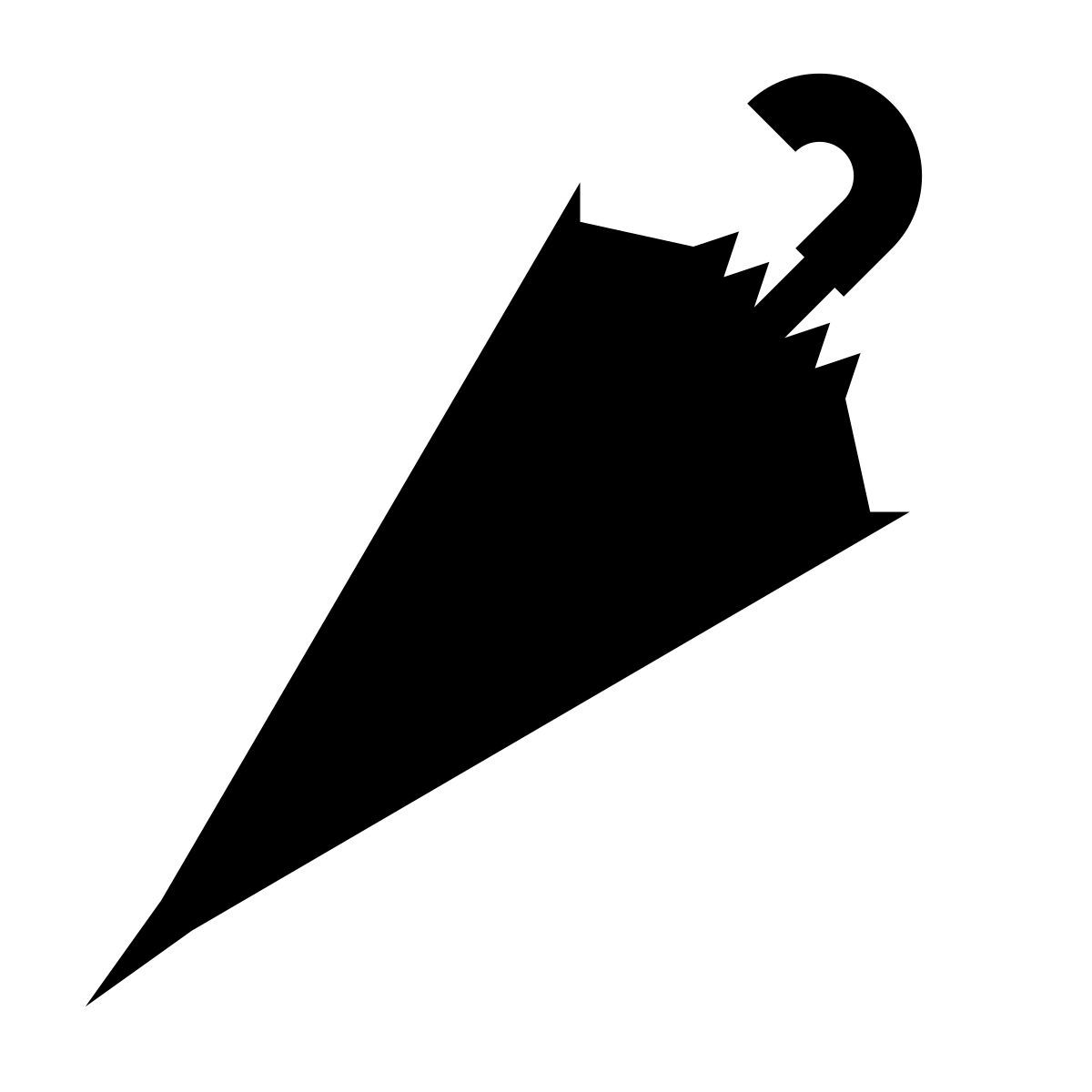 glyph neue style 닫힌 우산 icon