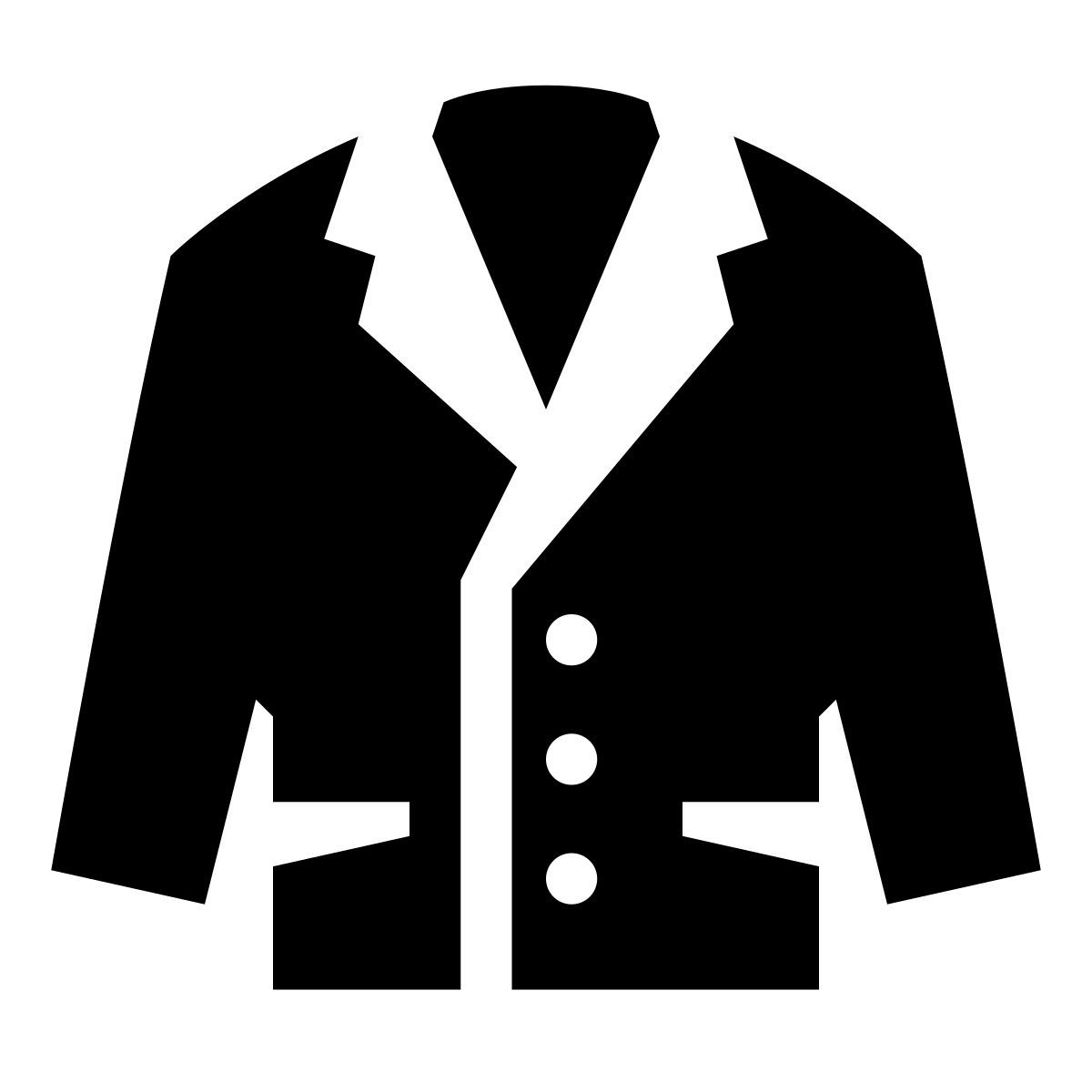 glyph neue style mantel icon